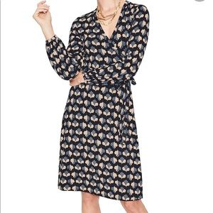 Boden Elodie Jersey Wrap Dress Long 